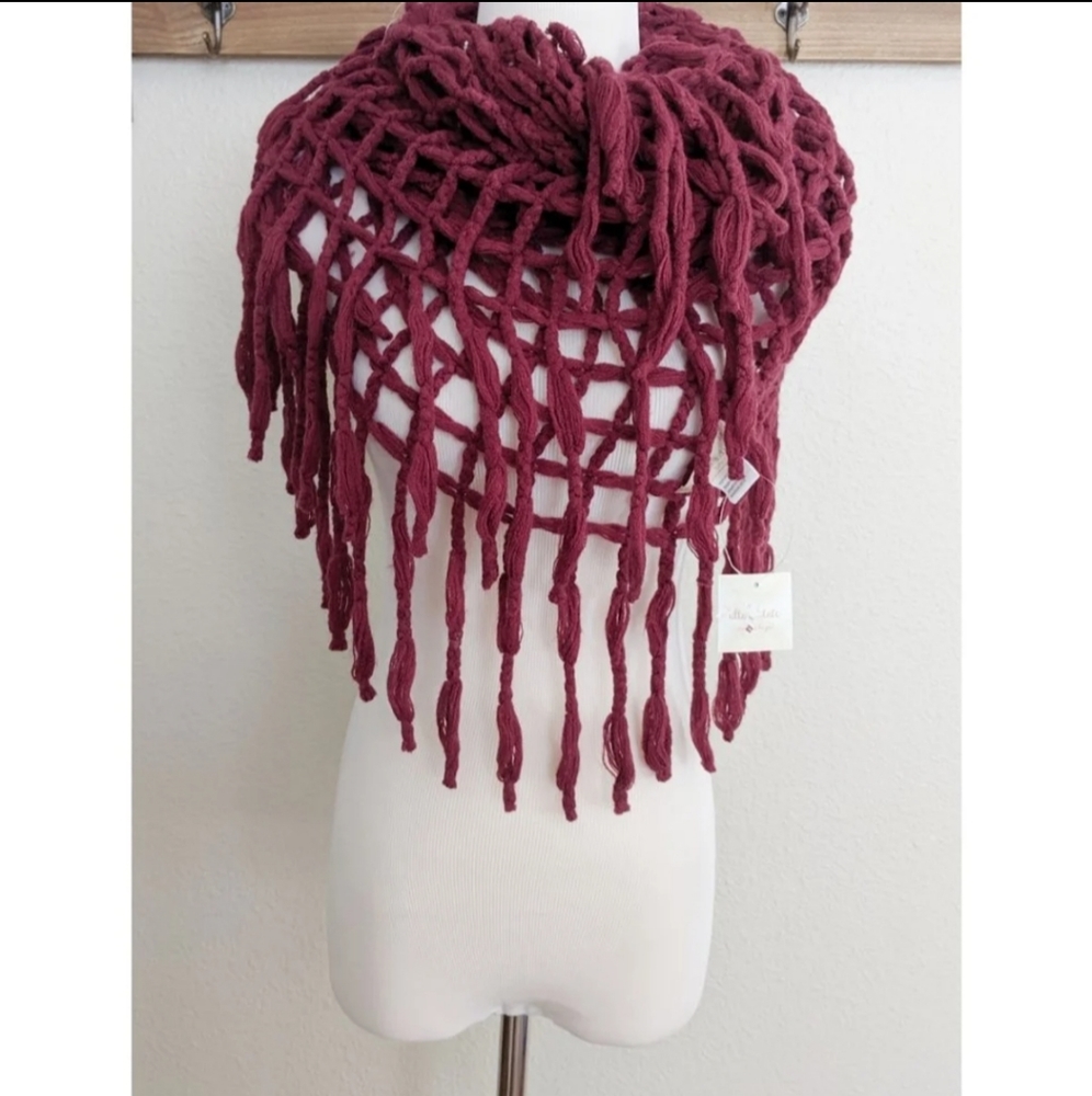 NWT Altar'd State burgundy scarf